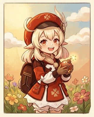 Klee Genshin Impact Character Art